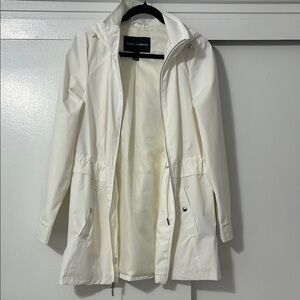 Vince Camuto Women's Cream Trench Coat